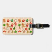 Kerstkoekjes Bagagelabel (Voorkant horizontaal)
