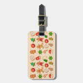 Kerstkoekjes Bagagelabel (Voorkant verticaal)