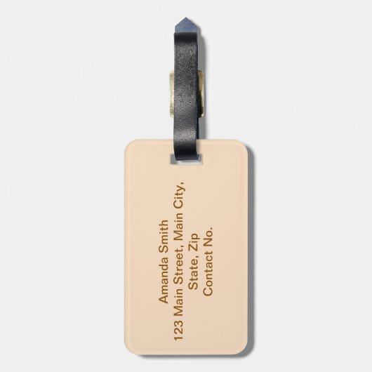 Kerstkoekjes Bagagelabel (Achterkant verticaal)