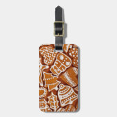 kerstkoekjes bagagelabel (Voorkant verticaal)