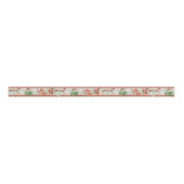 Kerstkoekjes & Baking Theme Ribbon Grosgrain Lint (Voorkant)