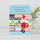 Kerstkoekjes bakken kaart (Staand voorkant)