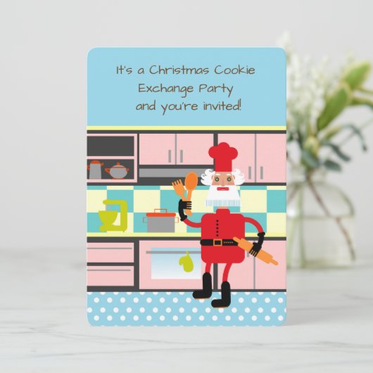 Kerstkoekjes bakken kaart (Staand voorkant)