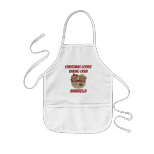 Kerstkoekjes bakkerij kinder schort