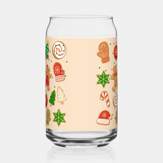 Kerstkoekjes Blikvorm Glas (Rechts)