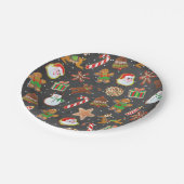 Kerstkoekjes Bord sneeuwpapier (Gekanteld)