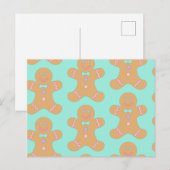 kerstkoekjes briefkaart (Voorkant / Achterkant)