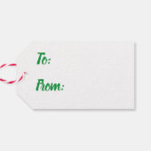 Kerstkoekjes Cadeaulabel (Achterkant Horizontaal)