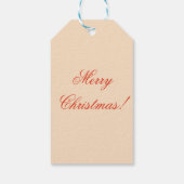 Kerstkoekjes Cadeaulabel (Achterkant)