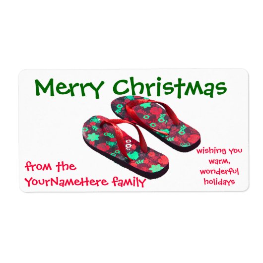 kerstkoekjes cadeaulabel etiket (Voorkant)