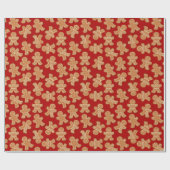 kerstkoekjes cadeaupapier (Vlak)