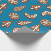 kerstkoekjes cadeaupapier (Hoek)