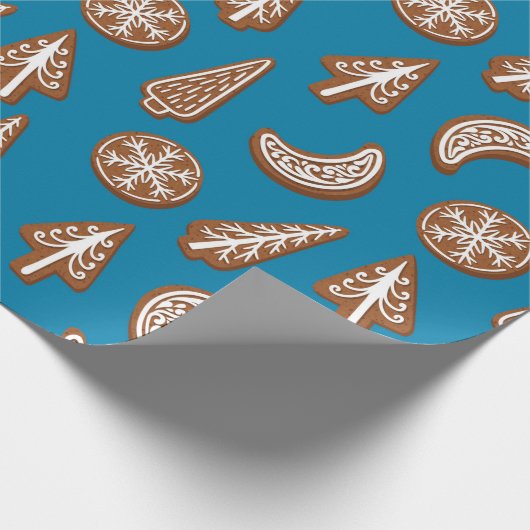 kerstkoekjes cadeaupapier (Hoek)