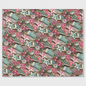 Kerstkoekjes Cadeaupapier (Vlak)