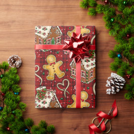 Kerstkoekjes cadeaupapier