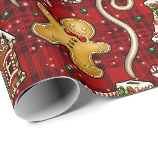 Kerstkoekjes Cadeaupapier (Rol Hoek)