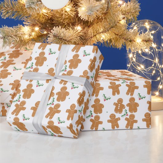 kerstkoekjes cadeaupapier (Feestdagen)