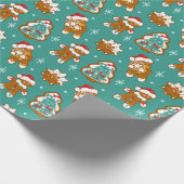 kerstkoekjes cadeaupapier (Hoek)