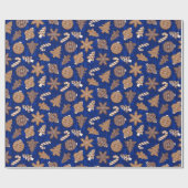 Kerstkoekjes Cadeaupapier (Vlak)