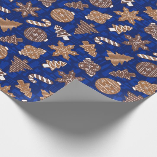 Kerstkoekjes Cadeaupapier (Hoek)