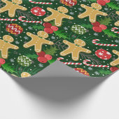 kerstkoekjes cadeaupapier (Hoek)