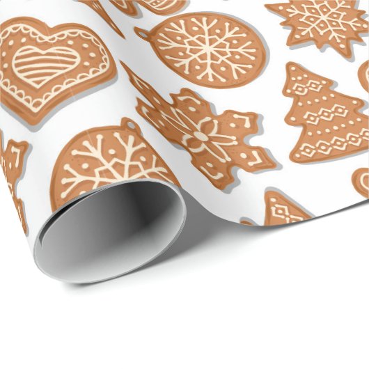 kerstkoekjes cadeaupapier (Rol Hoek)