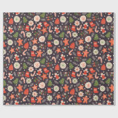 Kerstkoekjes Cadeaupapier (Vlak)