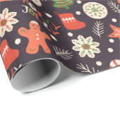 Kerstkoekjes Cadeaupapier (Rol Hoek)