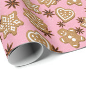 kerstkoekjes cadeaupapier (Rol Hoek)