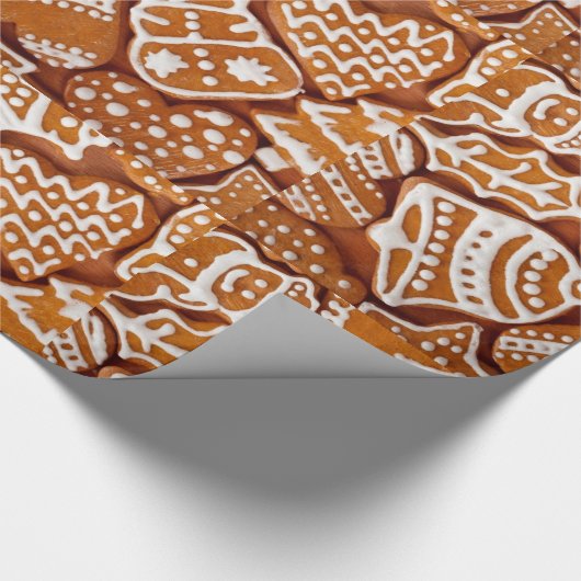 kerstkoekjes cadeaupapier (Hoek)