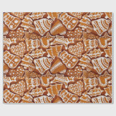 kerstkoekjes cadeaupapier (Vlak)