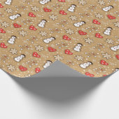 Kerstkoekjes Cadeaupapier (Hoek)