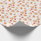 Kerstkoekjes Cadeaupapier (Hoek)