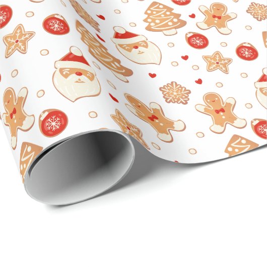 Kerstkoekjes Cadeaupapier (Rol Hoek)