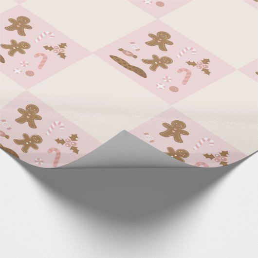 kerstkoekjes cadeaupapier (Hoek)