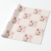 kerstkoekjes cadeaupapier (Uitgerold)