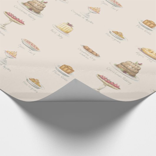 kerstkoekjes cadeaupapier (Hoek)