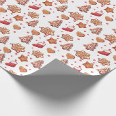 kerstkoekjes cadeaupapier (Hoek)