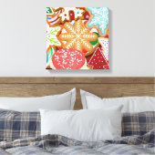 Kerstkoekjes Canvas Afdruk (Insitu (Slaapkamer))