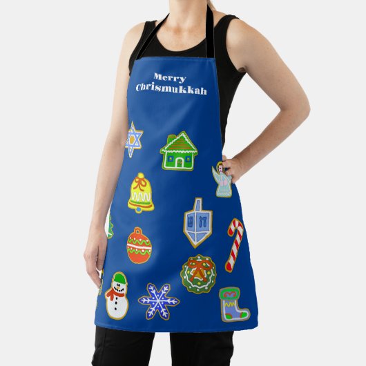 Kerstkoekjes Chrismukkah Apron Schort (Insitu)