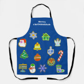 Kerstkoekjes Chrismukkah Apron Schort (Voorkant)