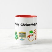 Kerstkoekjes Chrismukkah Coffee Mok (Midden)