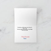 Kerstkoekjes Chrismukkah wenskaart Kaart (Binnen)