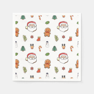 Kerstkoekjes cocktail servetten