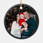 Kerstkoekjes & Cocoa Foto Ornament (Achterkant)