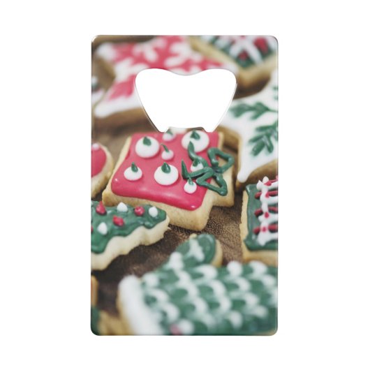 Kerstkoekjes Creditkaart Flessenopener (Achterkant)