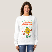 Kerstkoekjes Crew, Gele Ornament, Sweatshirt (Voorkant volledig)