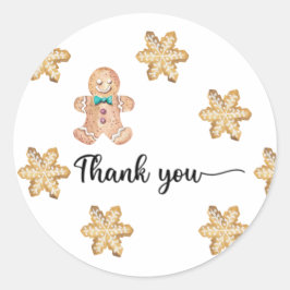 Kerstkoekjes dank je ronde sticker