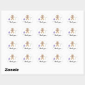 Kerstkoekjes dank je ronde sticker (Vel)