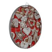 kerstkoekjes dartbord (Voorkant Links)